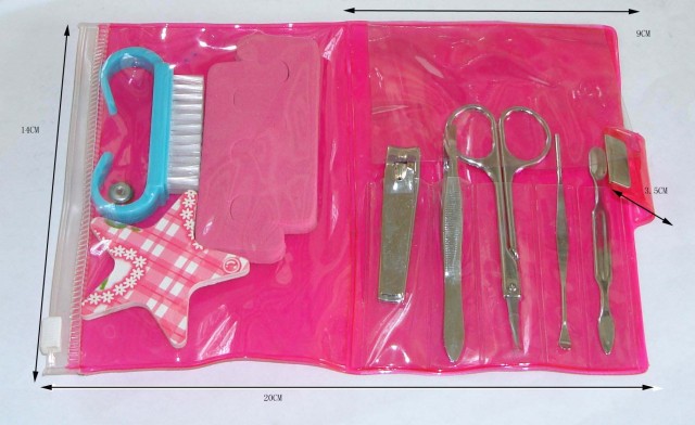 8PCS MANICURE SET in PVC BAG