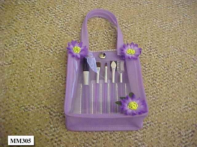 5PC MAKE UP BRUSH SET in PVC BAG