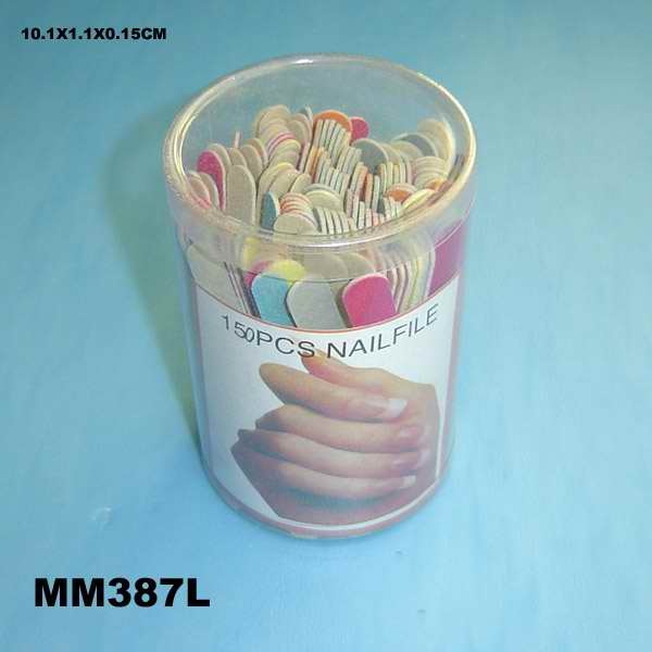 150 PCS NAIL FILE in PVC BOX style 2