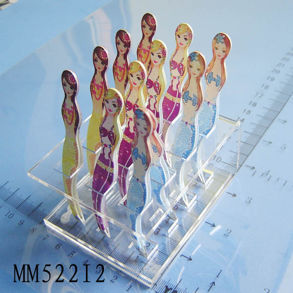 EYEBROW TWEEZER 12PCS IN DISPLAY ACRYLIC RACK style 2