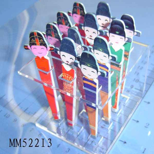 EYEBROW TWEEZER 12PCS IN DISPLAY ACRYLIC RACK style 3