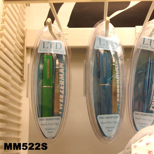 SS EYEBROW TWEEZER with CONTAINER