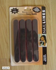 12 PIECES PROFESSIONAL EMERY BOARDS