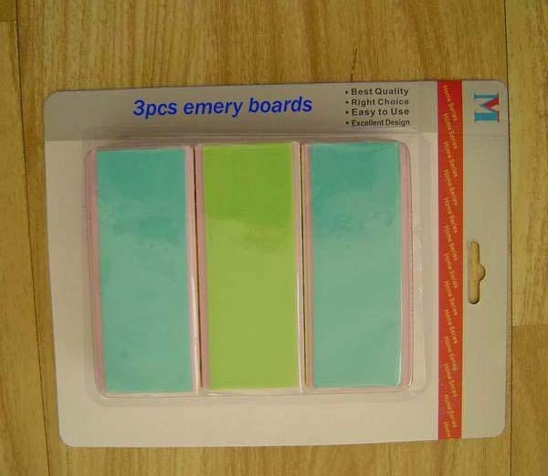 3PCS 4 SIDE NAIL FILE