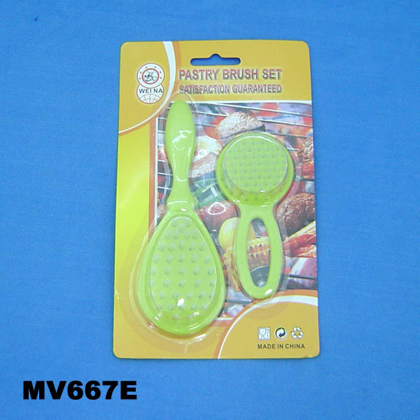 2PCS BABY BATH BYLON BRUSH SET