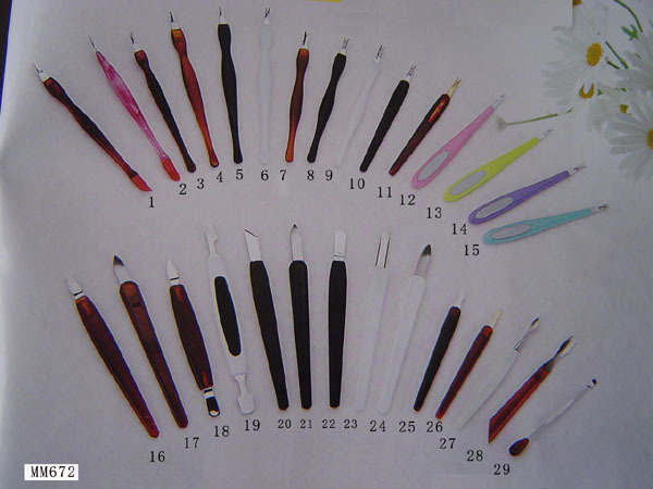 PLASTIC SS MANICURE PICK