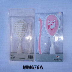 BRUSH and COMB in PVC BOX