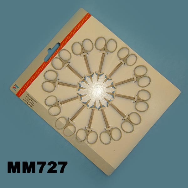 12PCS COSMETIC SCISSORS