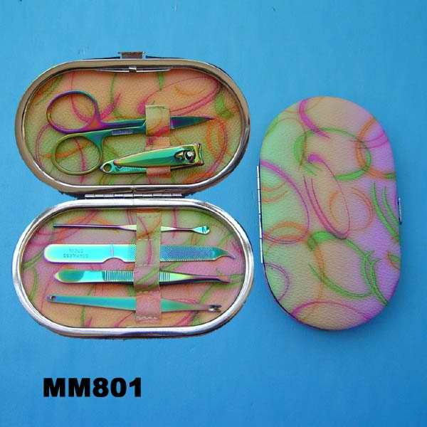 6PCS STAINLESS STEEL MANICURE SET in CB style 2