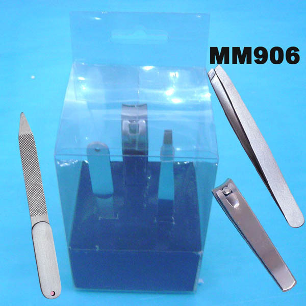 3PCS MANICURE SET in PVC BOX style 3