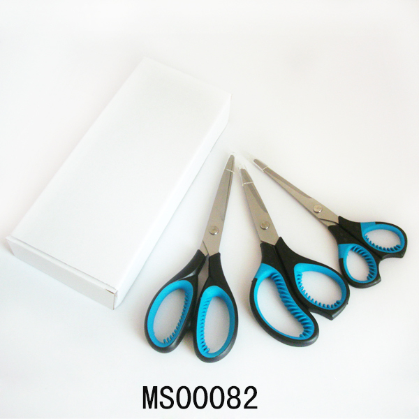 3 PCS SOFT Handle SCISSOR WHITE BOX