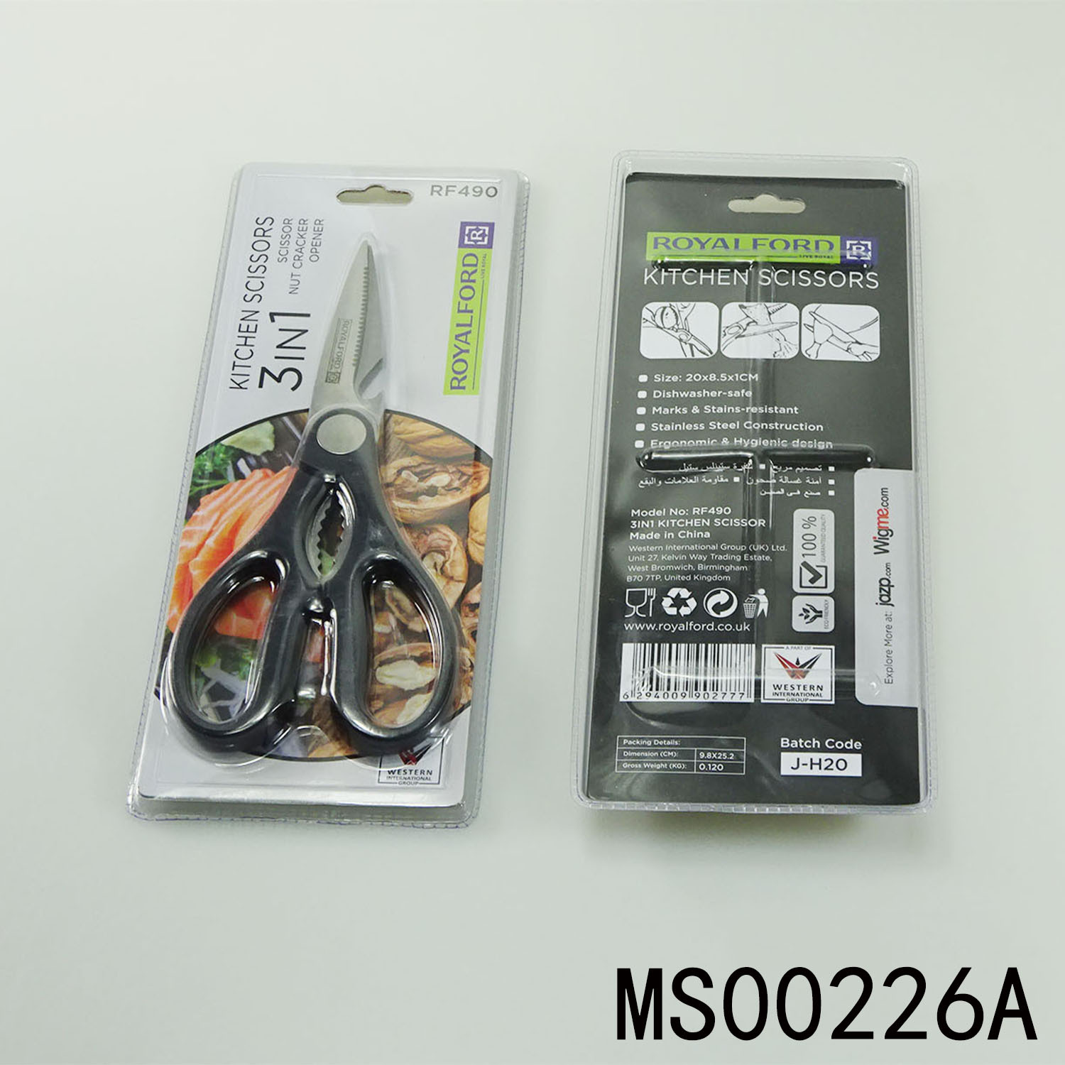 Plastic Handle Ss Scissor