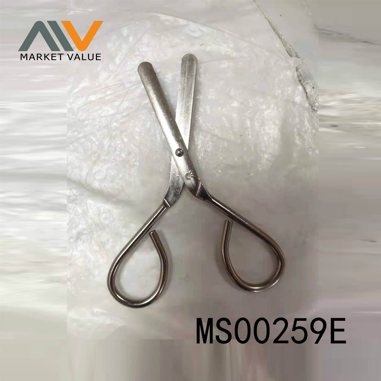 CHROME PLATED METAL SCISSOR POLYBAG