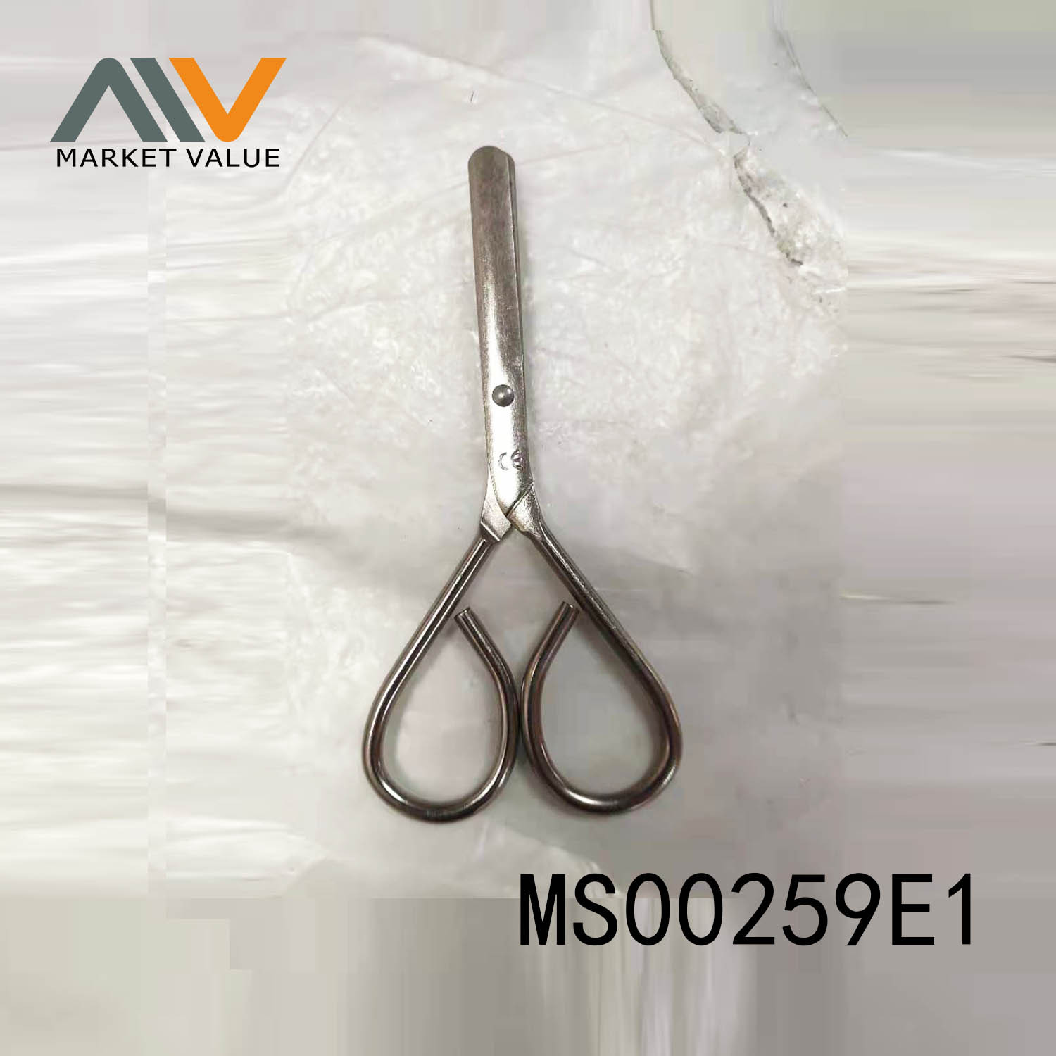 CHROME PLATED METAL SCISSOR POLYBAG style 2