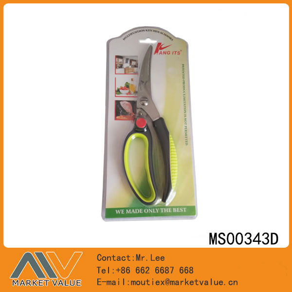 9in SS CHICKEN SCISSORS with TPR Handle