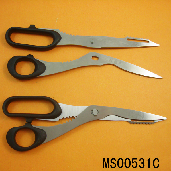 8in SS KITCHEN SCISSORS style 2
