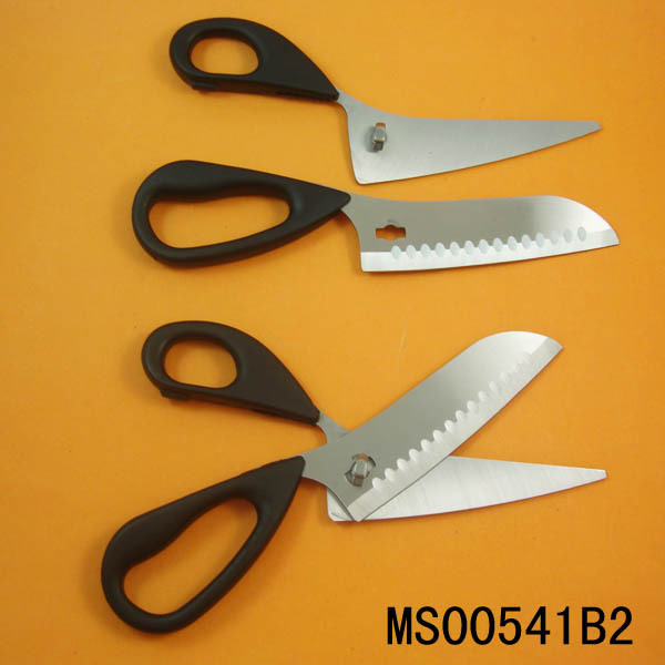 SS SCISSORS W KITCHEN KNIFE style 4