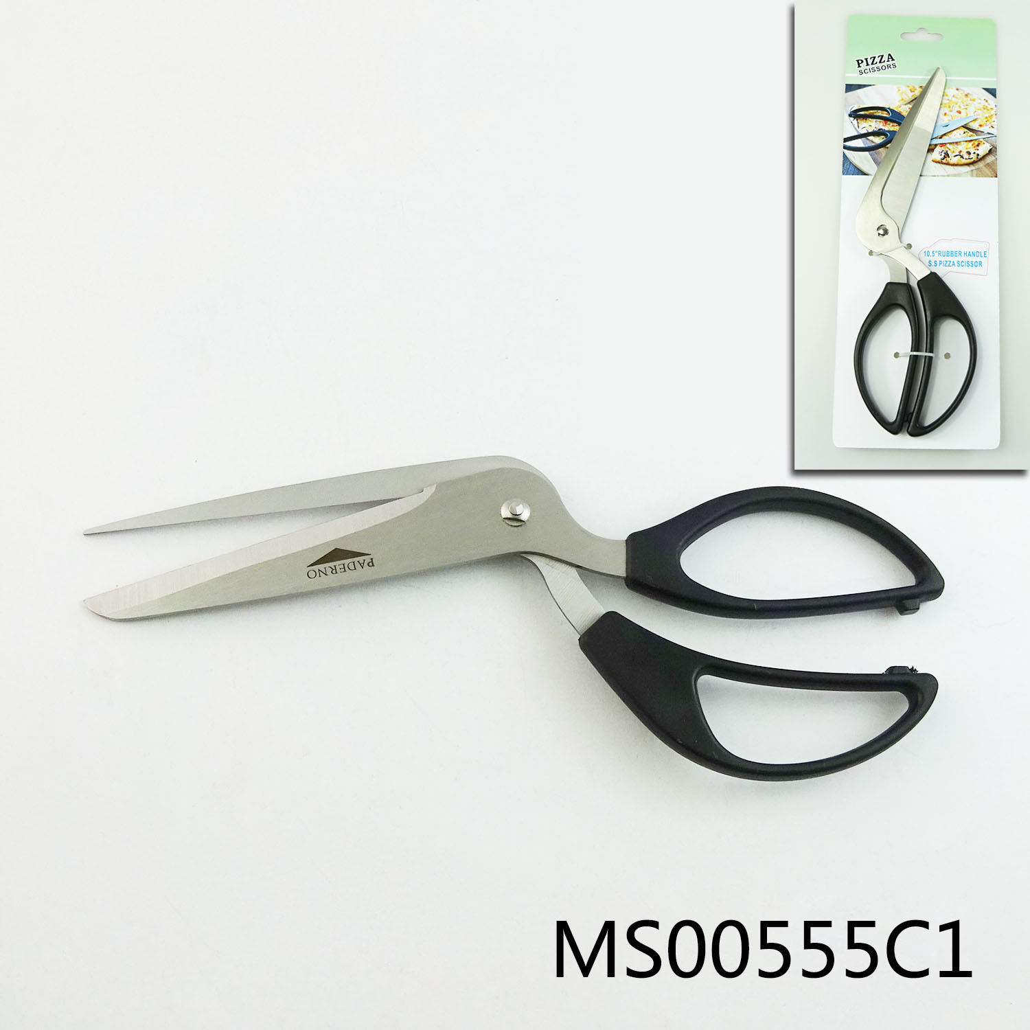 10in SS DIVISIBLE PIZZA SCISSORS TC