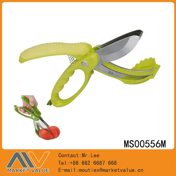 8.5in SALAD KITCHEN SCISSORS with TPR Handle in CB