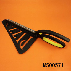RUBBER Handle SS PIZZA SCISSOR HANG TAG