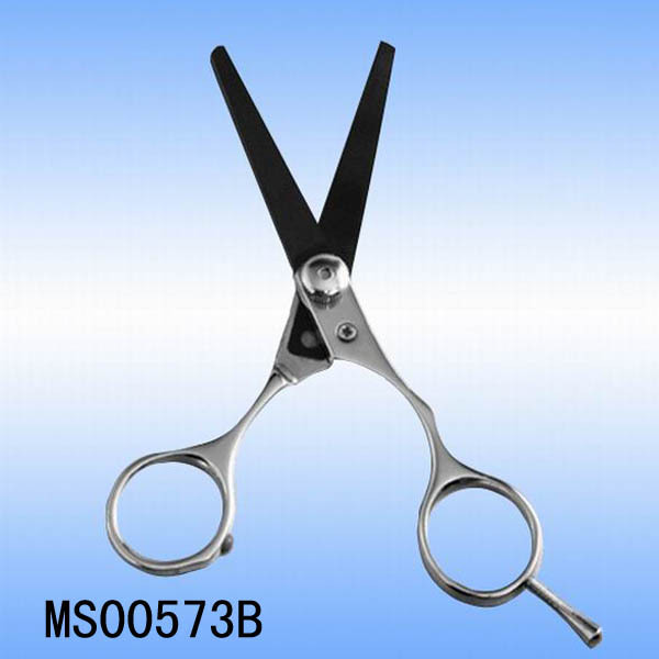 BLACK CERAMIC SCISSORS STEEL Handle in Window Box