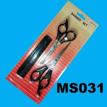 2PCS HAIRCUT SCISSORS and 1PC COMB