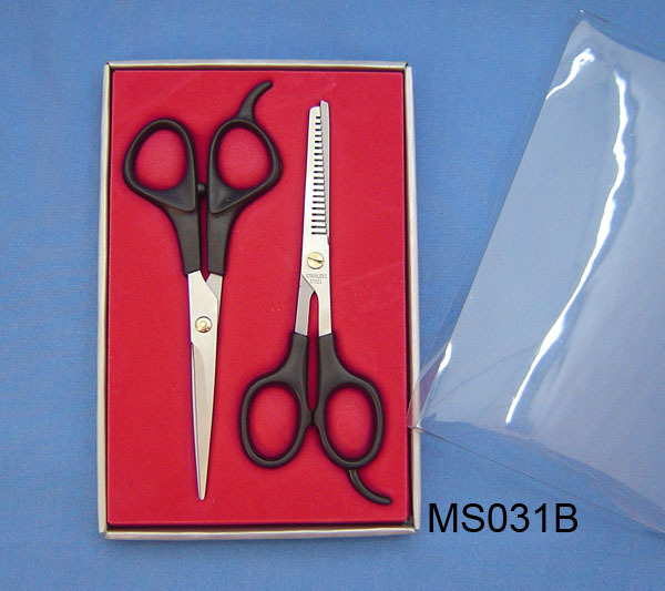 2PCS HAIRCUT SCISSORS in PVC BOX