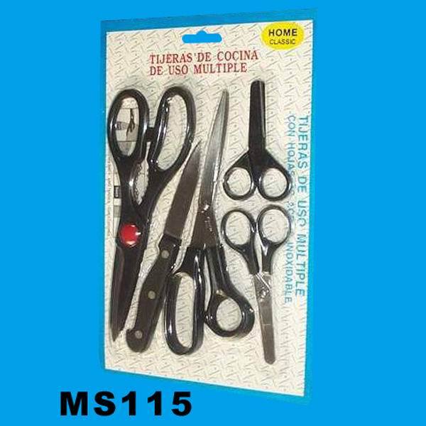 4PCS SCISSORS with PARING