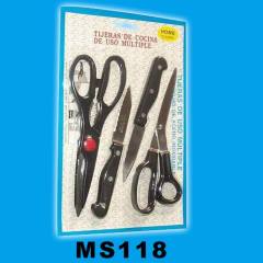 2PCS 9110 with 8in SCISSORS with 2PCS PARING KNIFE