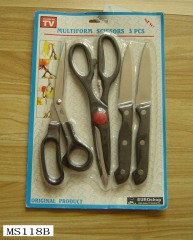 2PCS PARING KNIFE with 2PCS SCISSORS