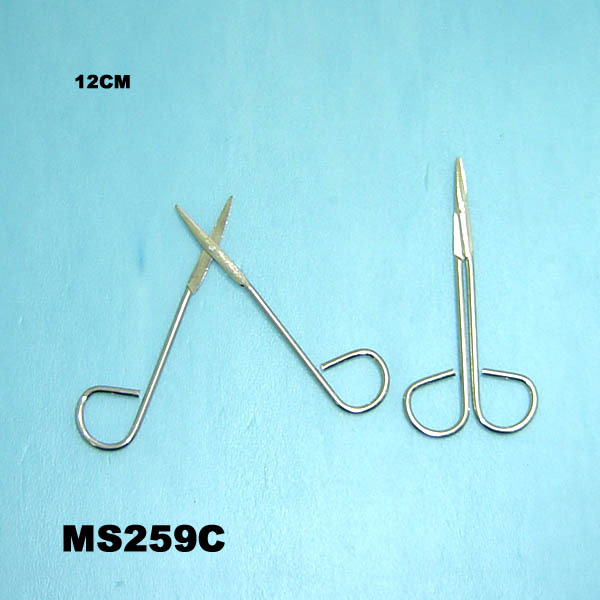 11.5CM CHROME PLATED METAL SCISSORmedical treatment