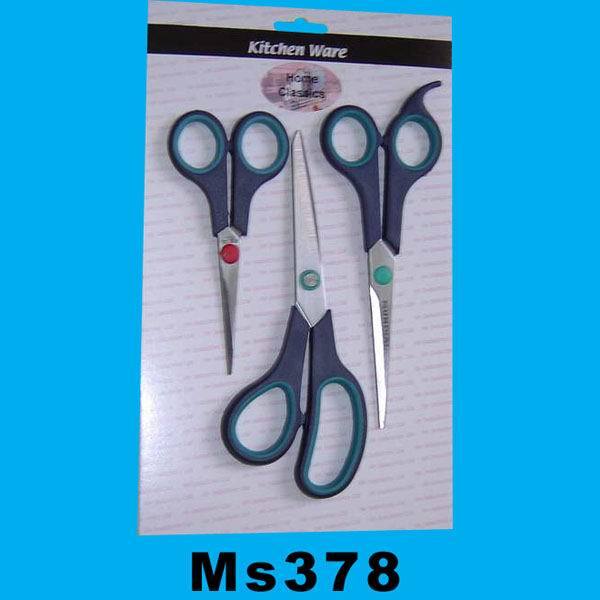 3PCS SS SCISSROS SET TC
