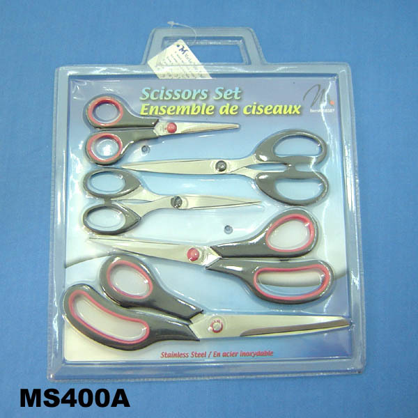5PC SS SCISSORS SET