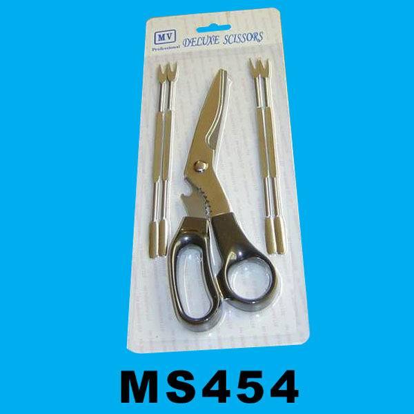 POULTRY SCISSORS and 4PCS FORKS