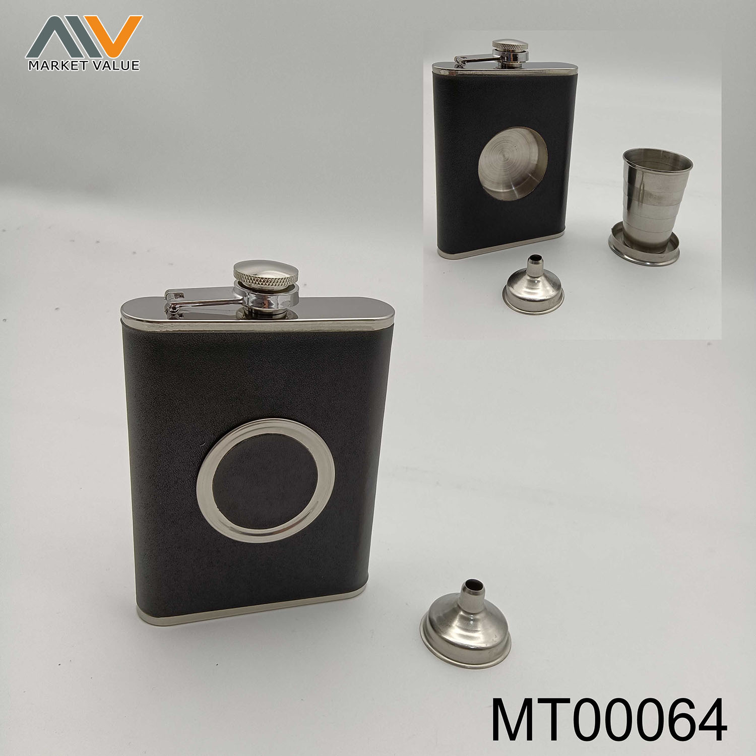 8OZ STAINLESS STEEL HIP FLASK