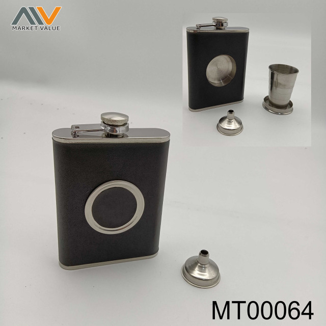 8OZ STAINLESS STEEL HIP FLASK