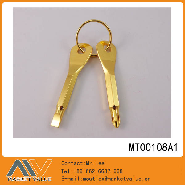 2PCS GOLD PLATING PHILLIPS HEAD with FLATHEAD SCREWDRIVER IC