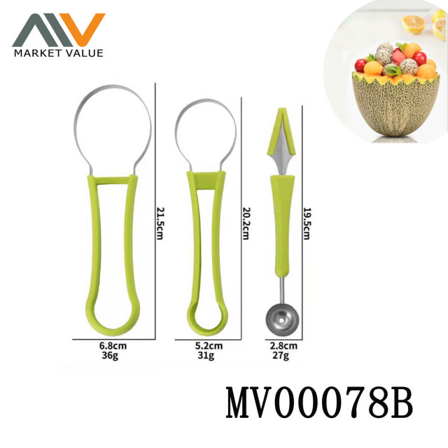 Sets Of 3Pcs Fruit Scoop TC