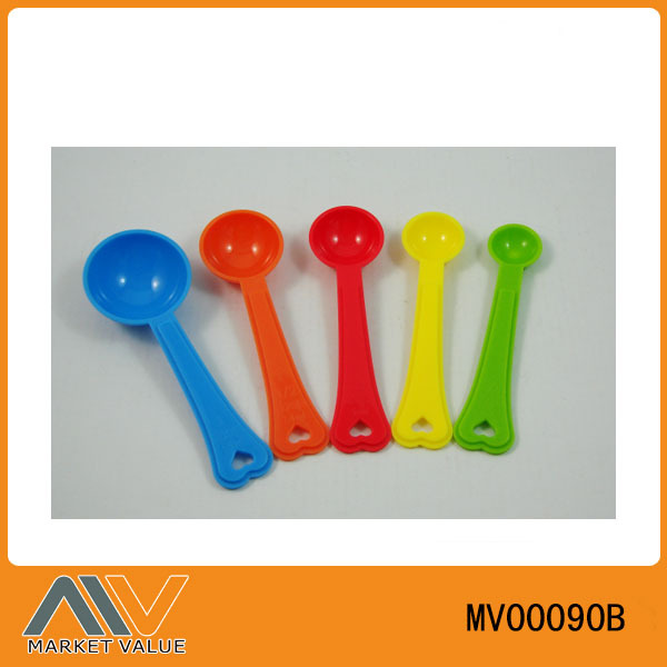 5 PCS PLASTIC MEASURING SPOON