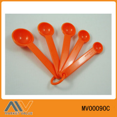 5PCS PLASTIC MEASURING SPOON
