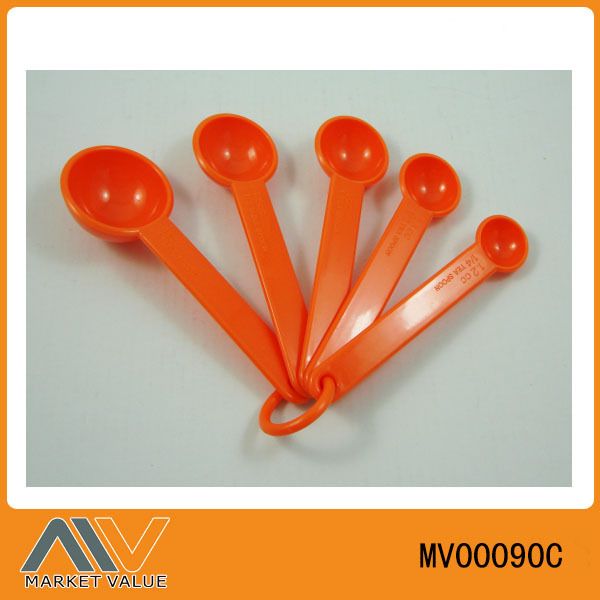 5PCS PLASTIC MEASURING SPOON