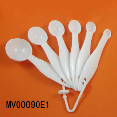 6PCS PLASTIC MEASURING SPOON