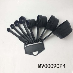8PCS PLASTIC KITCHEN TOOLS MEASURING SPOON SETS TC