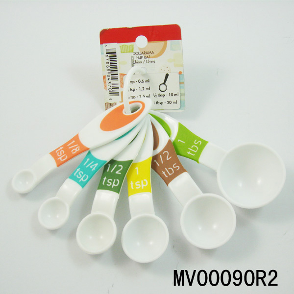 6PCS MEASURING CUP with SPOON HANG TAG