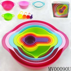 8PCS SWEET COLOR MIXING BOWL 8PCS SET in CB