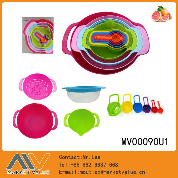 SETS OF 10PCS SWEET COLOR MIXING BOWL in CB