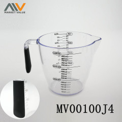 900ml Plastic Measuer Cup with TPR Handle Bag