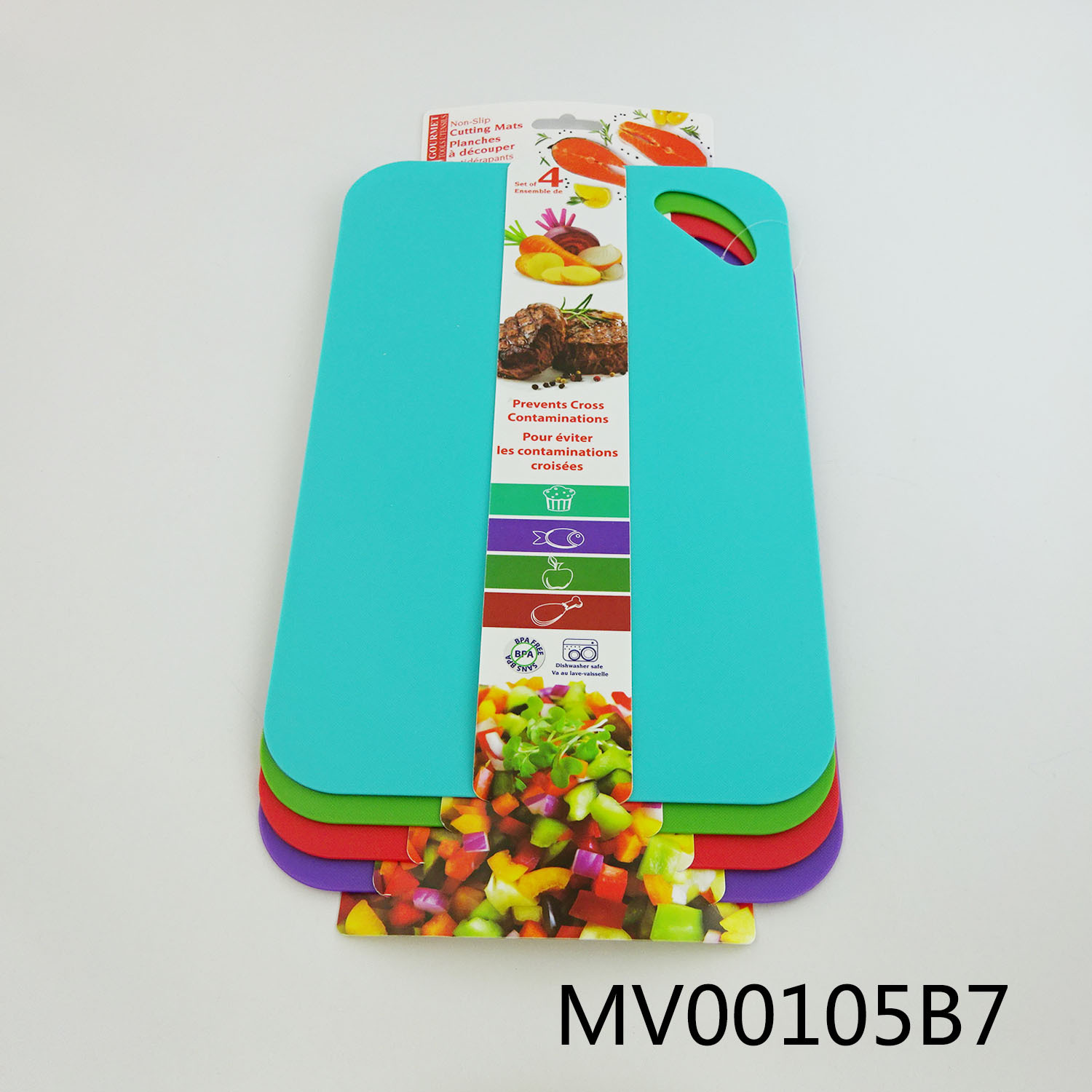 SETS OF 4PCS CUTTING BOARD INSERT PVC CARD