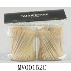 2PCS CANISTERS WOODEN TOOTHPICKS SET 150PCS EACH CASE PBH