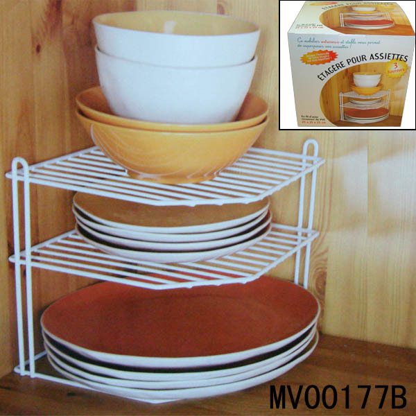 2 TIER SHELF WIRE RACK with CB